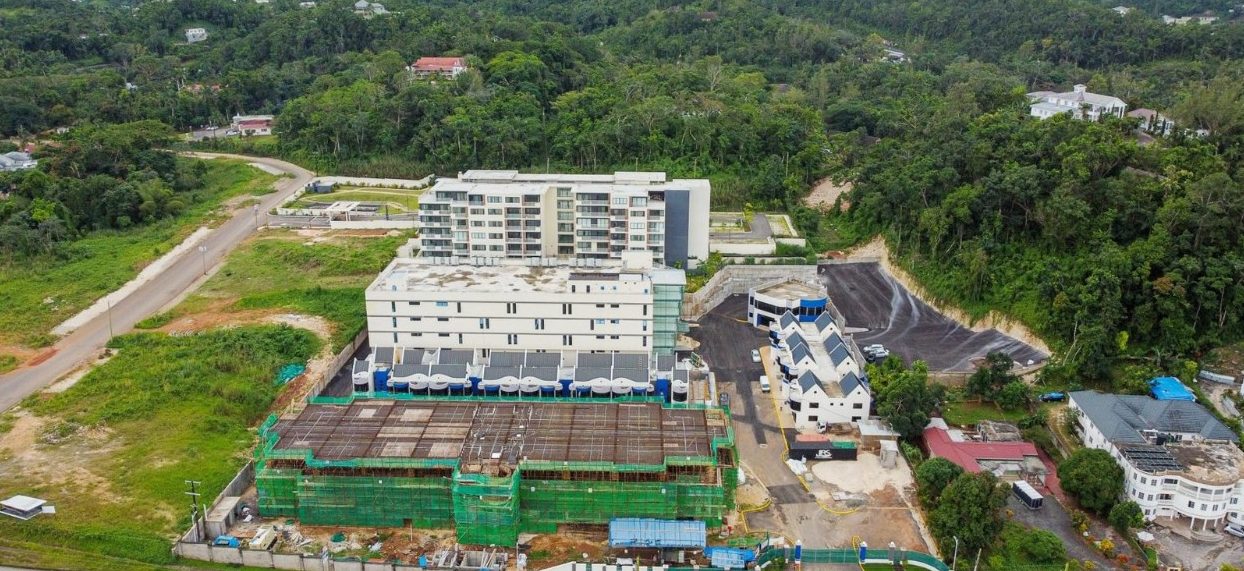 Aerial view of the Bloomfield site